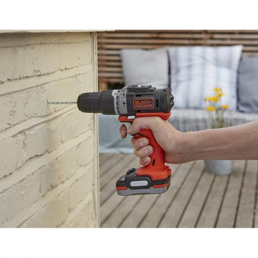 Black&Decker BDCHD12S1 Taladro Percutor + Batería USB 12V