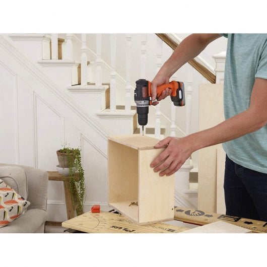 Black&Decker BDCHD12S1 Taladro Percutor + Batería USB 12V