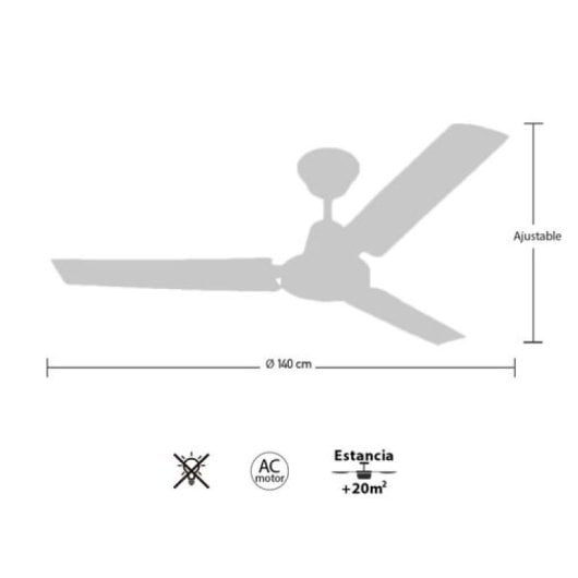 EDM 33981 Ventilador de Techo 55W