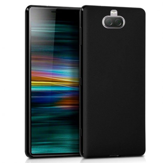 Cool Funda Silicona Negra para Sony Xperia 10/Xperia XA3