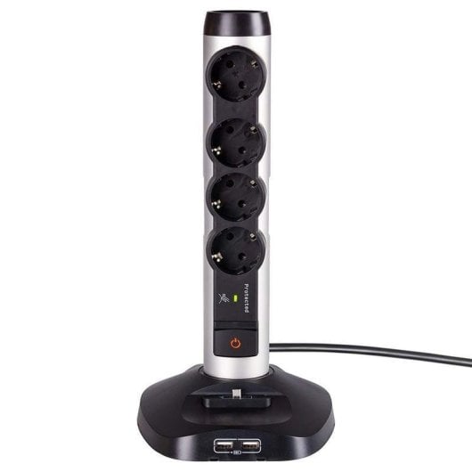 Legrand Regleta Vertical Wifi 4xSchuko 2xUSB 2xRJ45