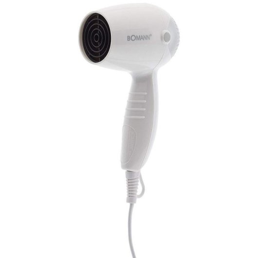 Secador de Cabelo de Viagem Bomann HT 8002 1200W 2 Temperaturas 2 Velocidades Branco