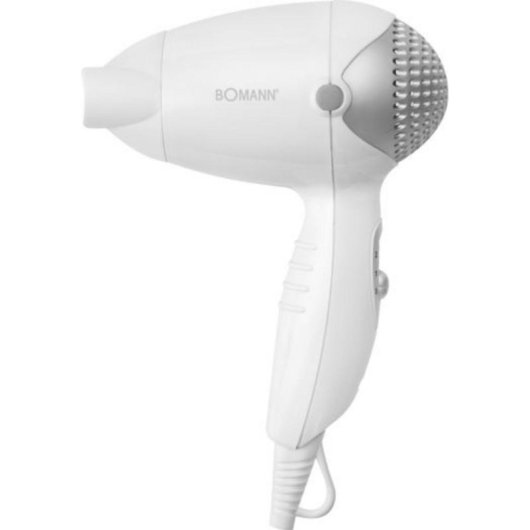 Secador de Cabelo de Viagem Bomann HT 8002 1200W 2 Temperaturas 2 Velocidades Branco