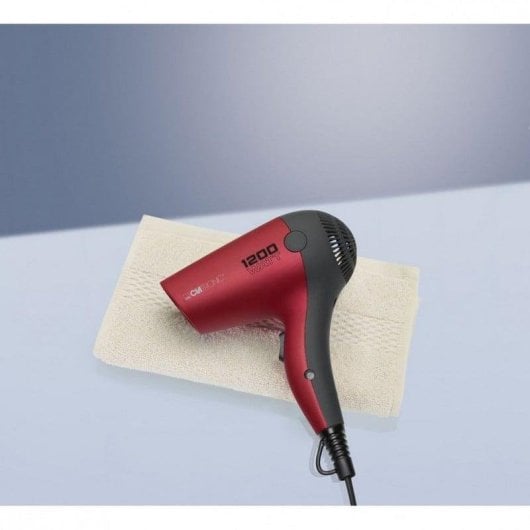 Sèche-cheveux Clatronic HT 3428 De voyage 1200W Compact Rouge
