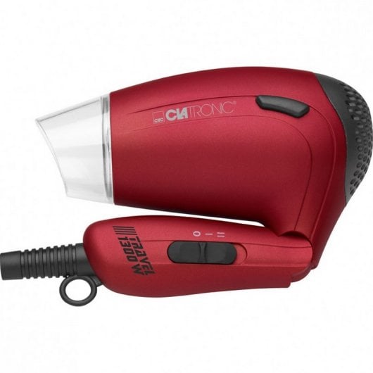 Clatronic HTD 3429 Reise-Haartrockner, 1300 W, rot