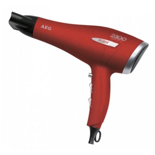 Secador de Cabelo Profissional AEG HT 5580 2300W 3 Temperaturas 2 Velocidades Vermelho