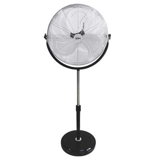 EDM Ventilador de Pie 120W Blanco