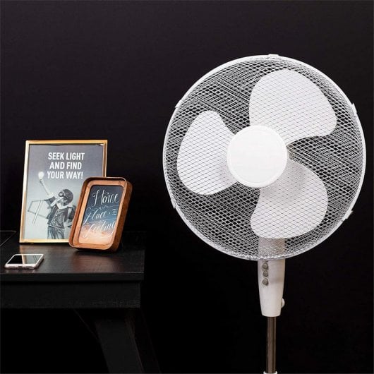 Tristar VE-5893 Ventilador de Pie 45W Blanco