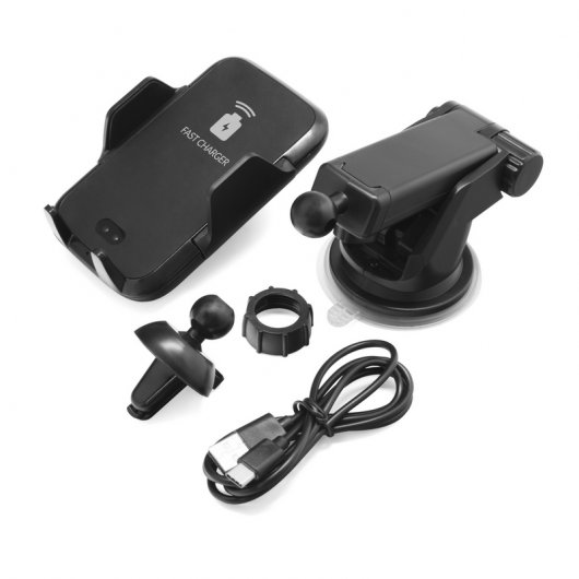Unotec Soporte con Cargador de Inducción para Coche con Auto Apertura por Proximidad