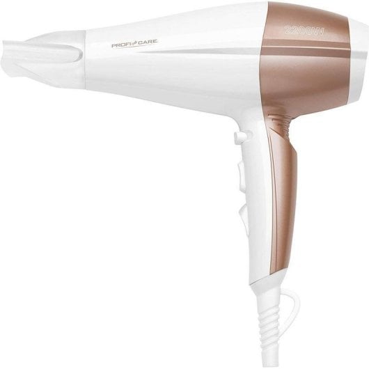 Sèche-cheveux Professionnel Ionique ProfiCare HT 3010 2200W 3 Températures 2 Vitesses Air Froid Blanc