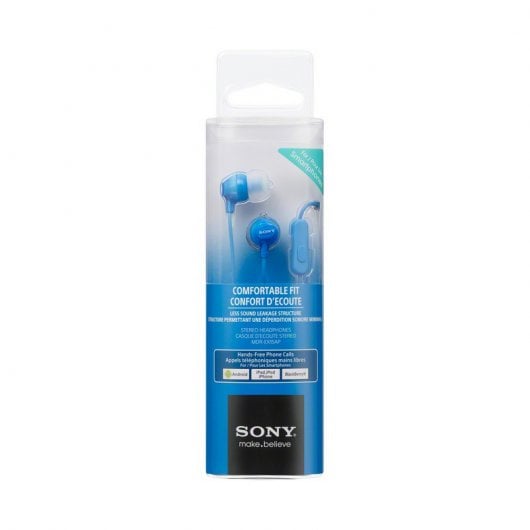 Sony MDR-EX15AP Auricolare Cablato In-ear Musica e Chiamate Blu