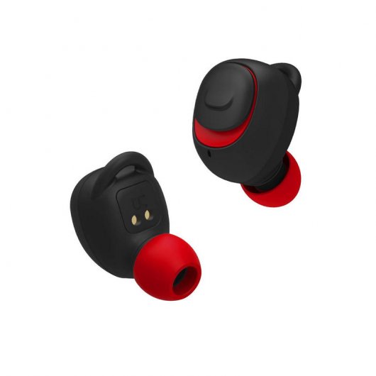 SPC Ebon Go Auriculares Bluetooth Negro/Rojo
