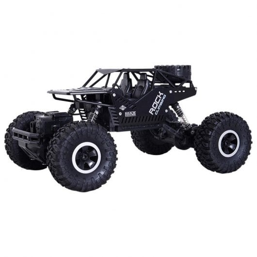 Aosom RC Crawler Carro Telecomandado Todo-o-Terreno Preto