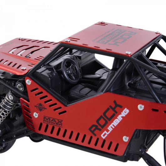 Aosom RC Crawler Carro Telecomandado Todo-o-Terreno Vermelho