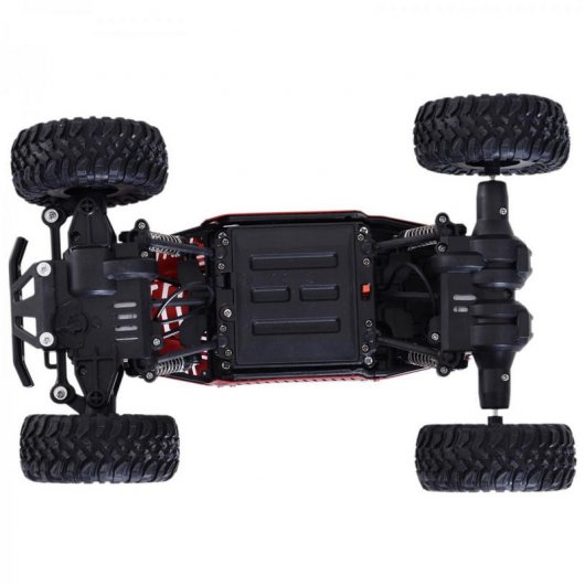Aosom RC Crawler Carro Telecomandado Todo-o-Terreno Vermelho