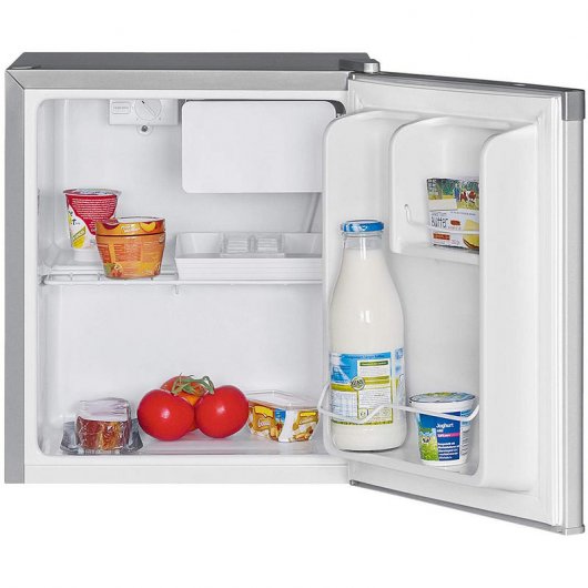 Bomann KB 389 Mini Nevera con Congelador 42L E Plata
