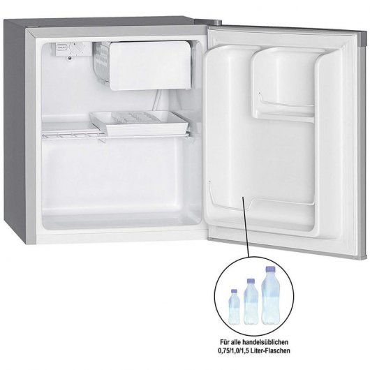 Bomann KB 389 Mini Nevera con Congelador 42L E Plata