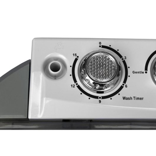 Lave-linge Camry CR8052 Top 3kg 450W Classe A Blanc/Gris Portable