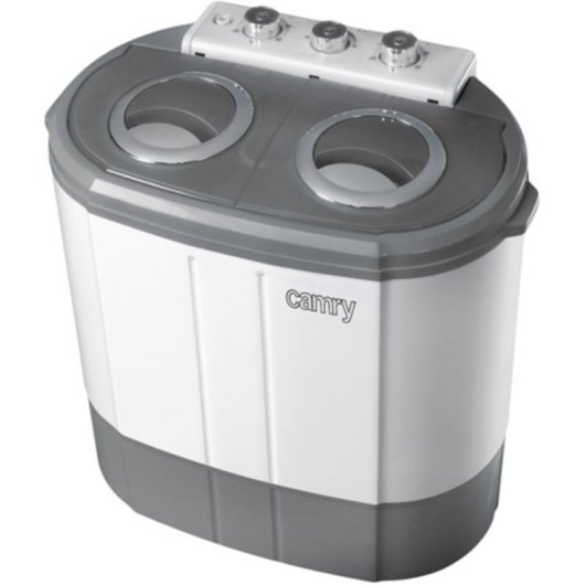Lave-linge Camry CR8052 Top 3kg 450W Classe A Blanc/Gris Portable