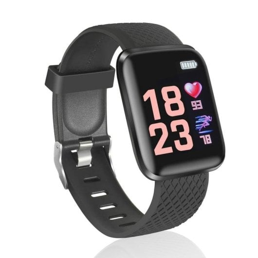 Fierro Sporty Reloj Smartwatch Curvo Negro