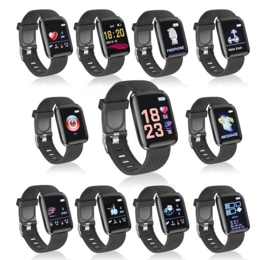 Fierro Sporty Reloj Smartwatch Curvo Negro