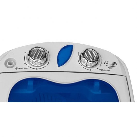 Adler AD 8051 Laveuse-essoreuse portable 3Kg Blanc/Bleu