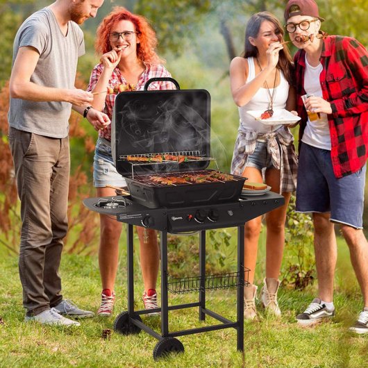 Outsunny Barbacoa de Gas 5.5KW
