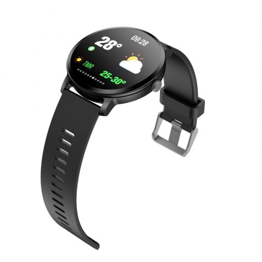 Fierro Round Beng IP67 Reloj Smartwatch Negro