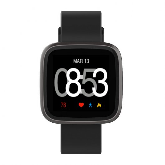 Fierro Campus IP67 Reloj Smartwatch Deportivo Negro