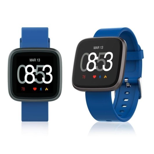 Fierro Campus IP67 Reloj Smartwatch Deportivo Negro/Azul