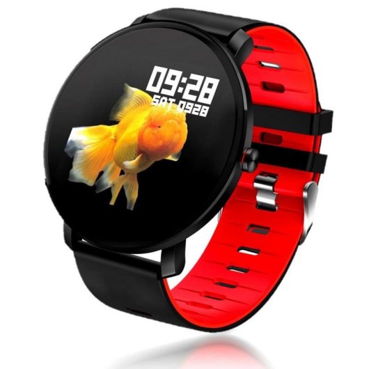 Fierro IP68 Alabama Reloj Smartwatch Rojo