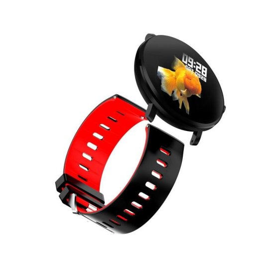 Fierro IP68 Alabama Reloj Smartwatch Rojo