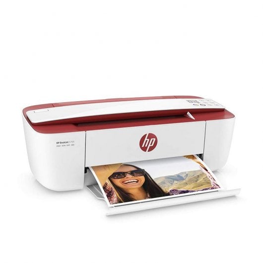 HP DeskJet 3764 Multifunción Color WiFi Roja