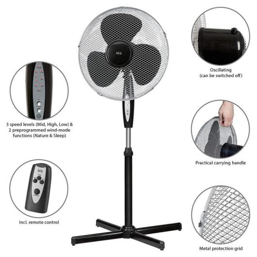 Ventilatore da terra AEG VL 5668 S 45W