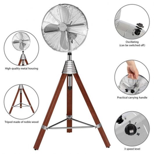 AEG VL 5688 Ventilador de Pie Estilo Retro