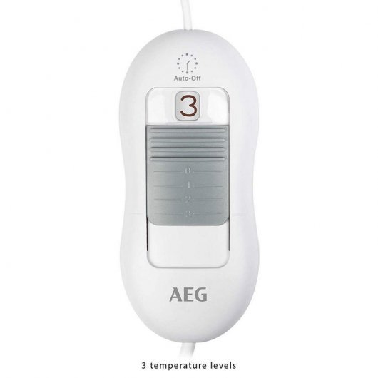AEG FW 5645 Calienta Pies Eléctrico 100W Blanco/Marrón