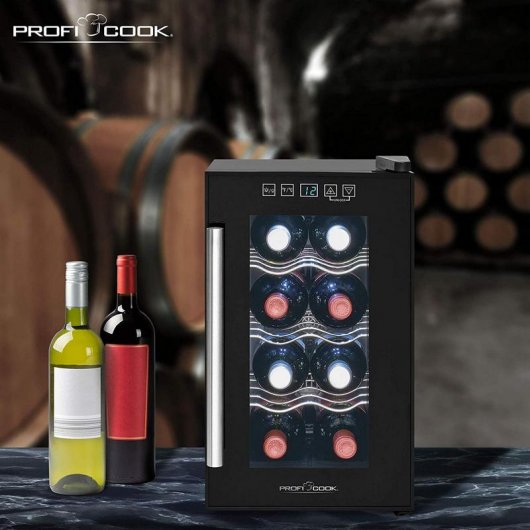 ProfiCook GK 1163 Garrafeira Vertical 8 Garrafas 65W