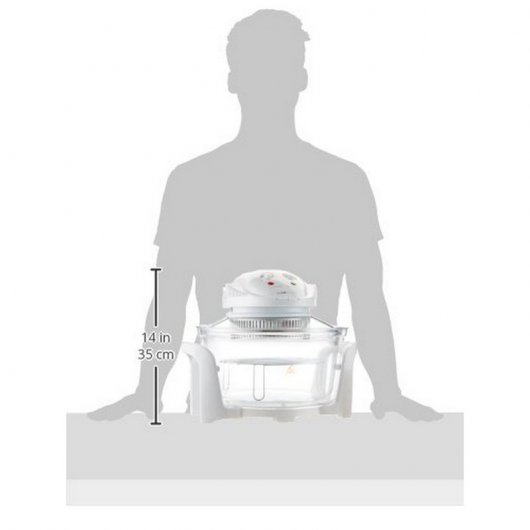 Clatronic HLO 3523 Horno de Convección 12L 1400W Blanco