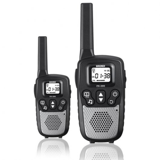 Brondi FX-390 Pack 2 Walkie Talkies Pretos