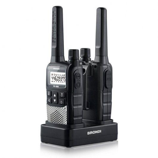 Brondi FX-490 Pack 2 Walkie Talkies de Longo Alcance