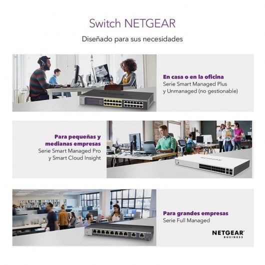 Netgear GS348 Switch non géré 48 ports Ethernet Gigabit 1U