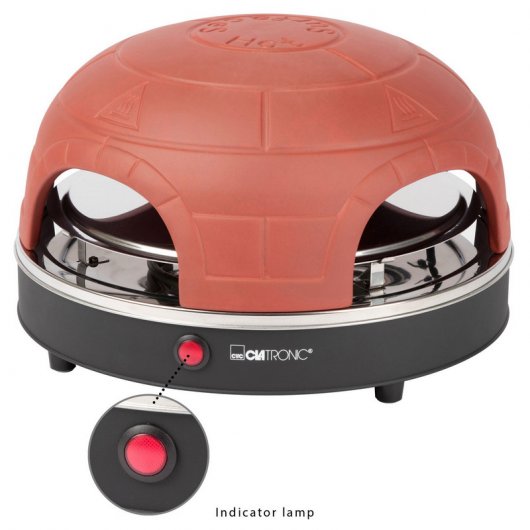 Clatronic PO 3681 Horno Especial para 4 Mini Pizzas 900W