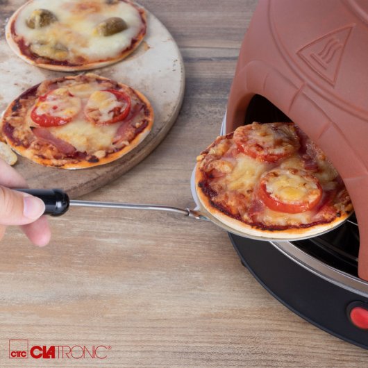 Clatronic PO 3681 Horno Especial para 4 Mini Pizzas 900W