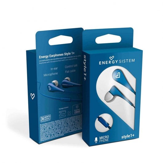 Energy Sistem Style 1+ Casque Couleur Bleu Marine