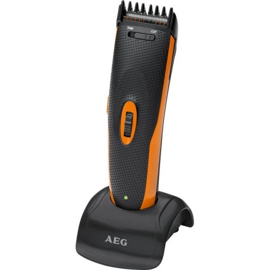 AEG HSM/R 5597 Cortapelos + Recortador Nariz y Orejas Negro/Naranja