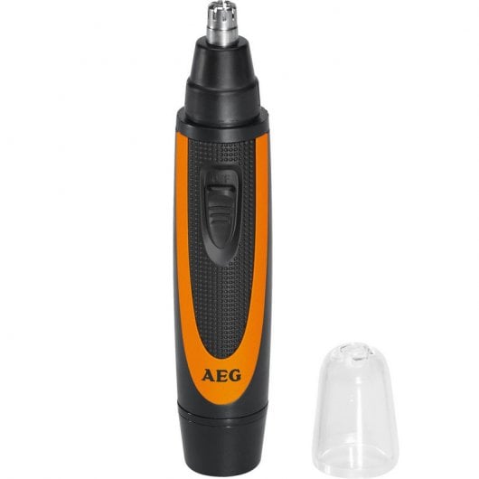 AEG HSM/R 5597 Cortapelos + Recortador Nariz y Orejas Negro/Naranja