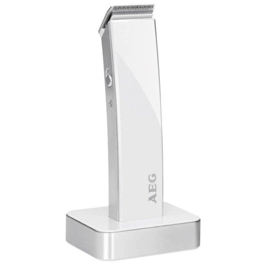 Tondeuse Homme AEG HSM/R 5638 Sans Fil Acier Inoxydable 3 Sabots 9mm Brosse de nettoyage