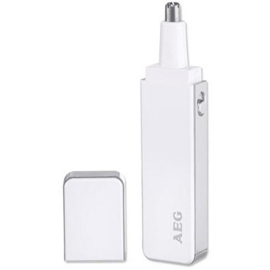Tondeuse Nez et Oreilles AEG NE 5637 Blanc Sans Fil Lame Acier Brosse Nettoyage