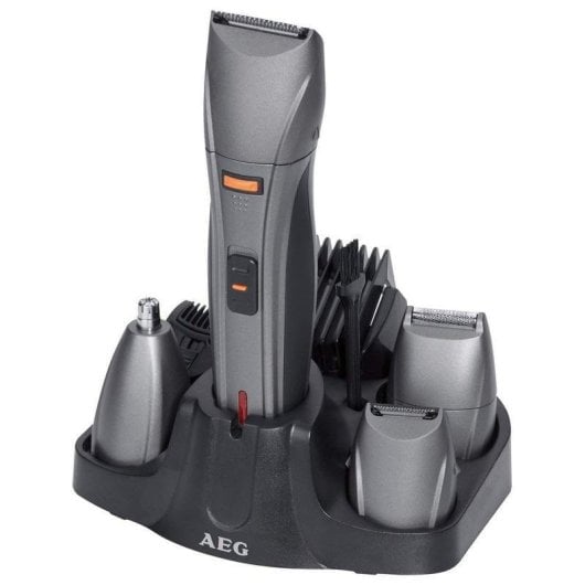 Máquina de Cortar Cabelo Multifunções AEG BHT 5640 Sem Fios 4 Comprimentos À Prova de Água