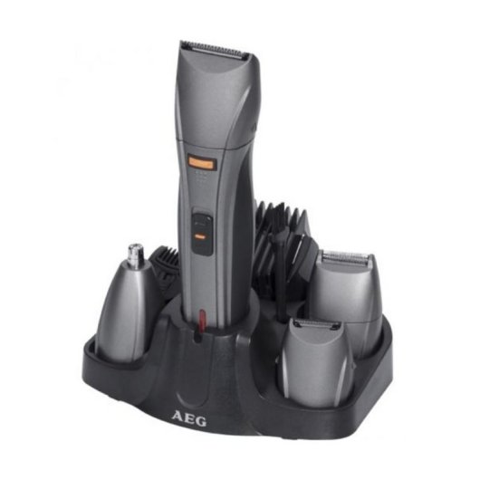 Máquina de Cortar Cabelo Multifunções AEG BHT 5640 Sem Fios 4 Comprimentos À Prova de Água